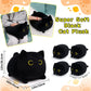 Lsydcarm Black Cat Plush, Black Cat Stuffed Animals Cat Plushie Toy, Mommy Cat With 4 Baby Kittens Kawaii Birthday Gifts For Kid