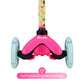 Monster Jam Self Balancing Kick Scooter With Light Up Wheels, Extra Wide Deck, 3 Wheel Platform, Foot Activated Brake, 75 Lbs Li