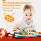 Hahaland Baby Books 0-6 Months,Infant Tummy Time Toy High Contrast Sensory Baby Toys 6 To 12 Months Touch Feel Book Baby Gifts For Boy Girl 0-3 Months Book Early Learning Toy