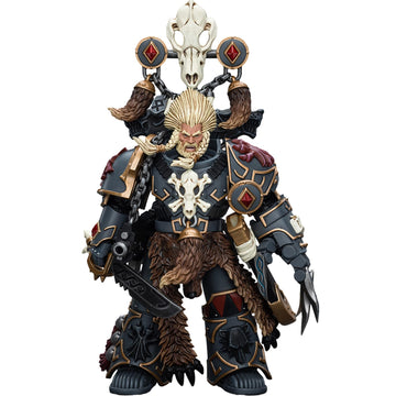 Joytoy Warhammer 40K Space Wolves, 1/18 Space Wolves Geigor Fell-Hand Action Figure Collect Model