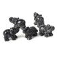 Justinstones Carved Natural Larvikite Gemstone Elephant Healing Guardian Statue Figurine Crafts 2 Inch