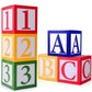 PFAMKEER 6 pcs ABC and 123 Friend Street Balloon Boxes,ABC Alphabet Graduation Back to School Party Favor, Story Birthday Party 
