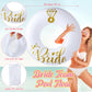 Motionchic 5 Pcs Bride Pool Float Funny Bachelorette Party Decorations Inflatable Pool Tubes for Adults 48'' Team Bridal Pool Fl