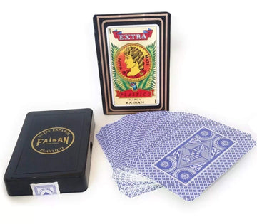 Faisan Baraja Naipe Espanola 100% Plastico Spanish Playing Cards 1 Deck 40 Cards