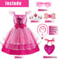 Wyb Girls Costume Dress Cosplay Dress Birthday Party Movie Dress Up For 4-10 Years Kids Outfits (4-5Y)