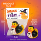 Funeta Halloween Party Favors for Kids - 30 Pack Rubber Ducks for Trick-or-Treaters, Non Candy Toys for Halloween Classroom Gift