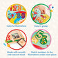 Battat- Wooden Number & Shapes Puzzle- Puzzle N' Learn- Educational Toy For Kids- 2 Years +