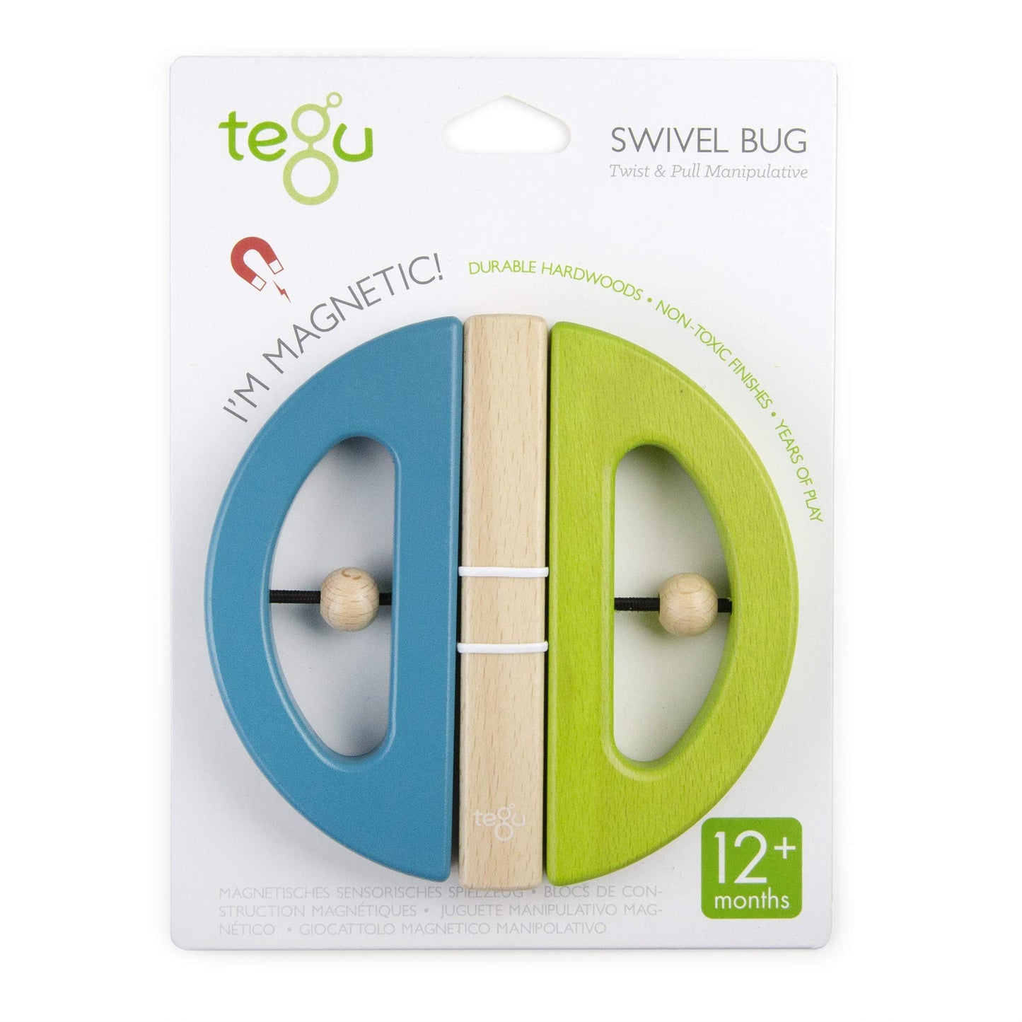 Tegu Swivel Bug Green & Teal