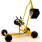 WonkaWoo Ride On Excavator Toy Sand Digger Crane with 4 Wheels for Outdoor Playground and Sandbox