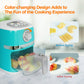 Acrofek Toy Air Fryer For Kids, Color-Changing Kids Kitchen Playset Accessories,Pretend Play Food.Kids Kitchen Playset With Soun