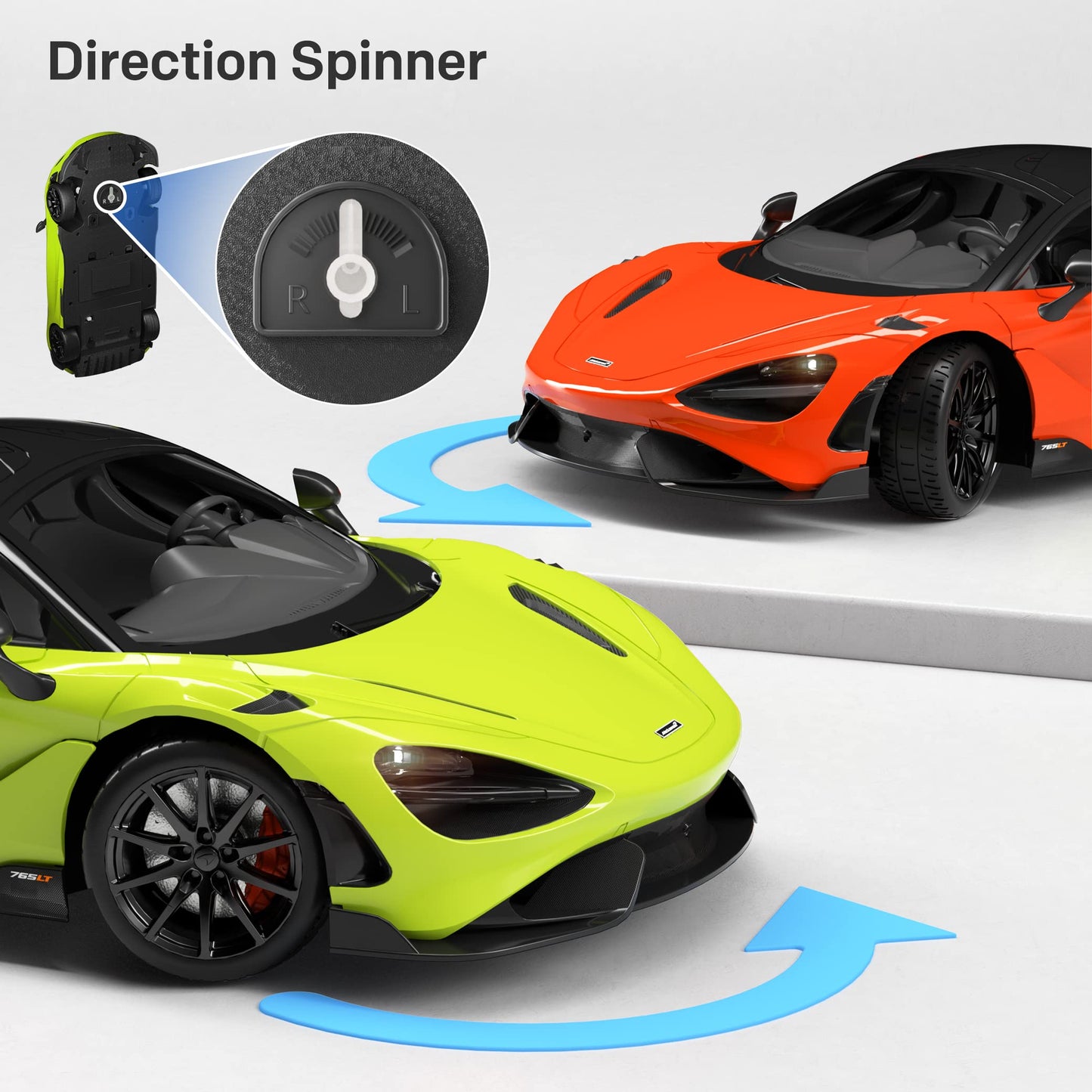 MIEBELY Remote Control Car, McLaren Rc Cars Officially Licensed 1/12 Scale 7.4V 900mAh Toy Car with 12km/h Fast Model Car Headli