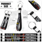Junkin 48 Pieces Football Party Favors Football Silicone Keychains Gift Senior Night Accessories Party Supplies