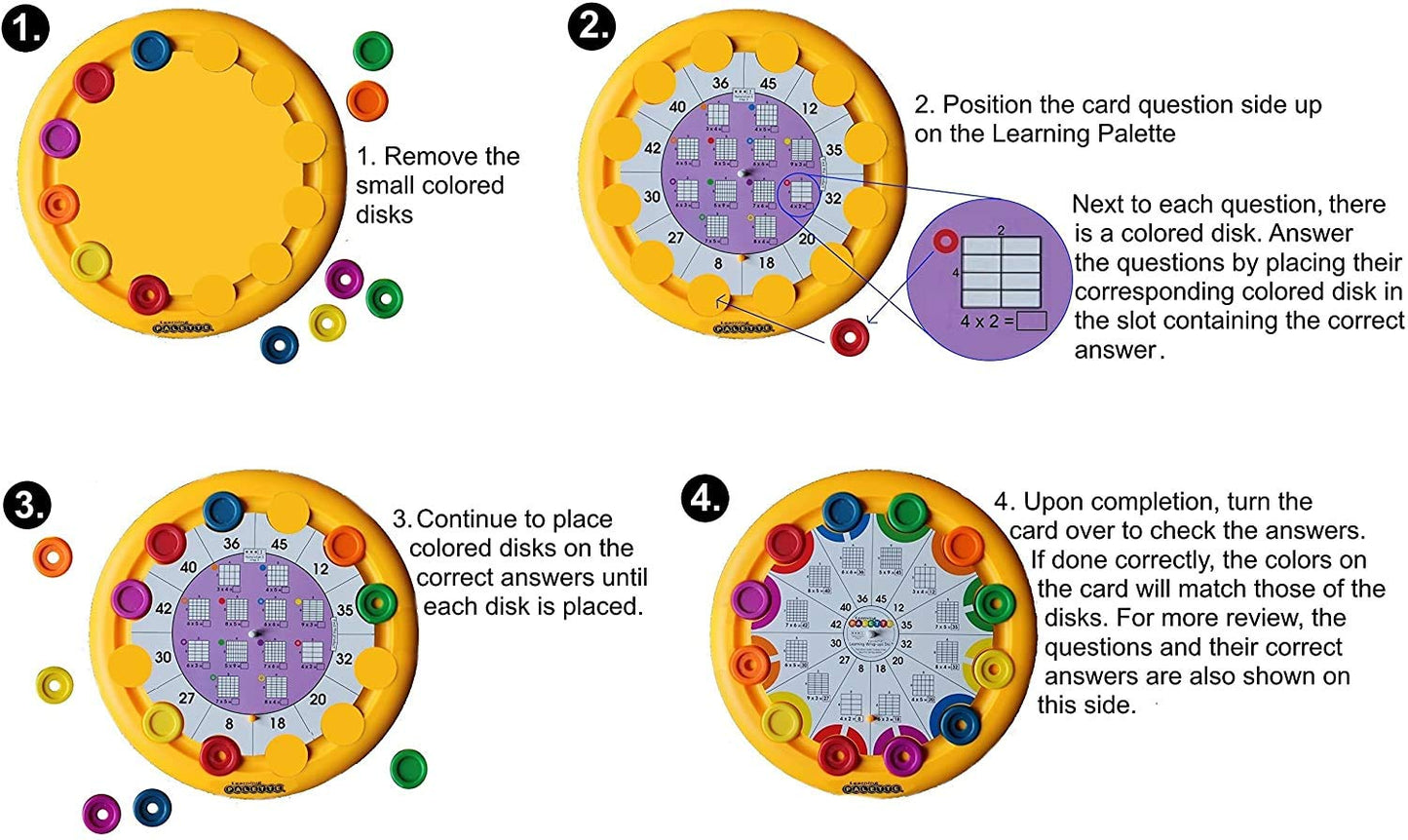Learning Wrap-Ups Self-Correcting 1St Grade Math Learning Palette 1 Base Center Kit