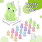Fuyamp 60Pcs Luminous Mini Resin Unicorn Miniature Glow In The Dark Tiny Unicorn Ornament Diy Charms For Garden, Landscape, Aqua