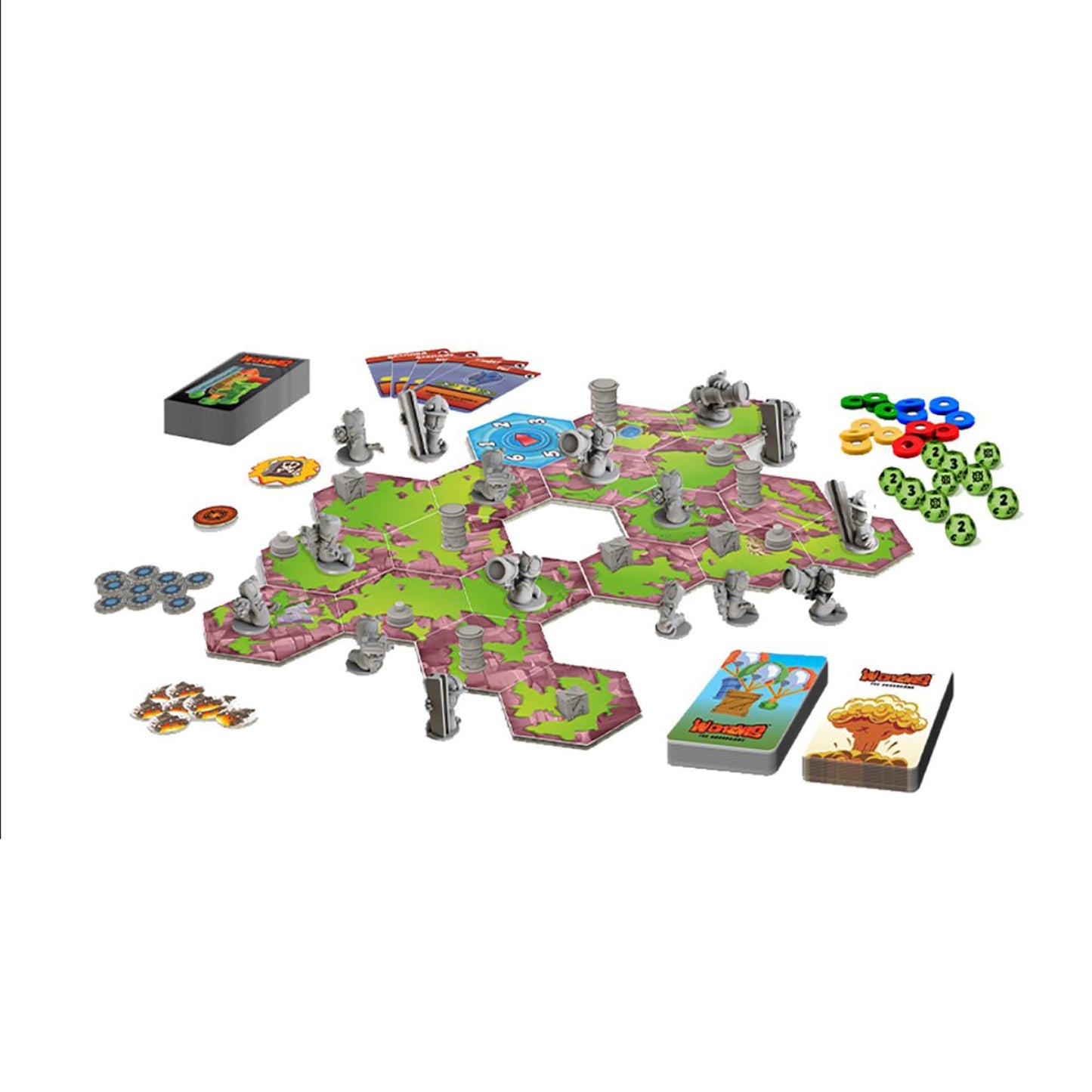 Mantic Games: Worms: The Board Game - Hilarious Tabletop Game Incorporating All The Fun & Shenanigans from The Classic Video Game  Age 10+  2-6 Player