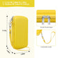 Supmay Carrying Case Compatible with KAVOYI/Beico/TEBIYOU 32 Bit Handheld Games for Kids  Portable Arcade Gaming Player Storage Holder Travel Bag with Mesh Pocket for Battery  USB Cable  Yellow
