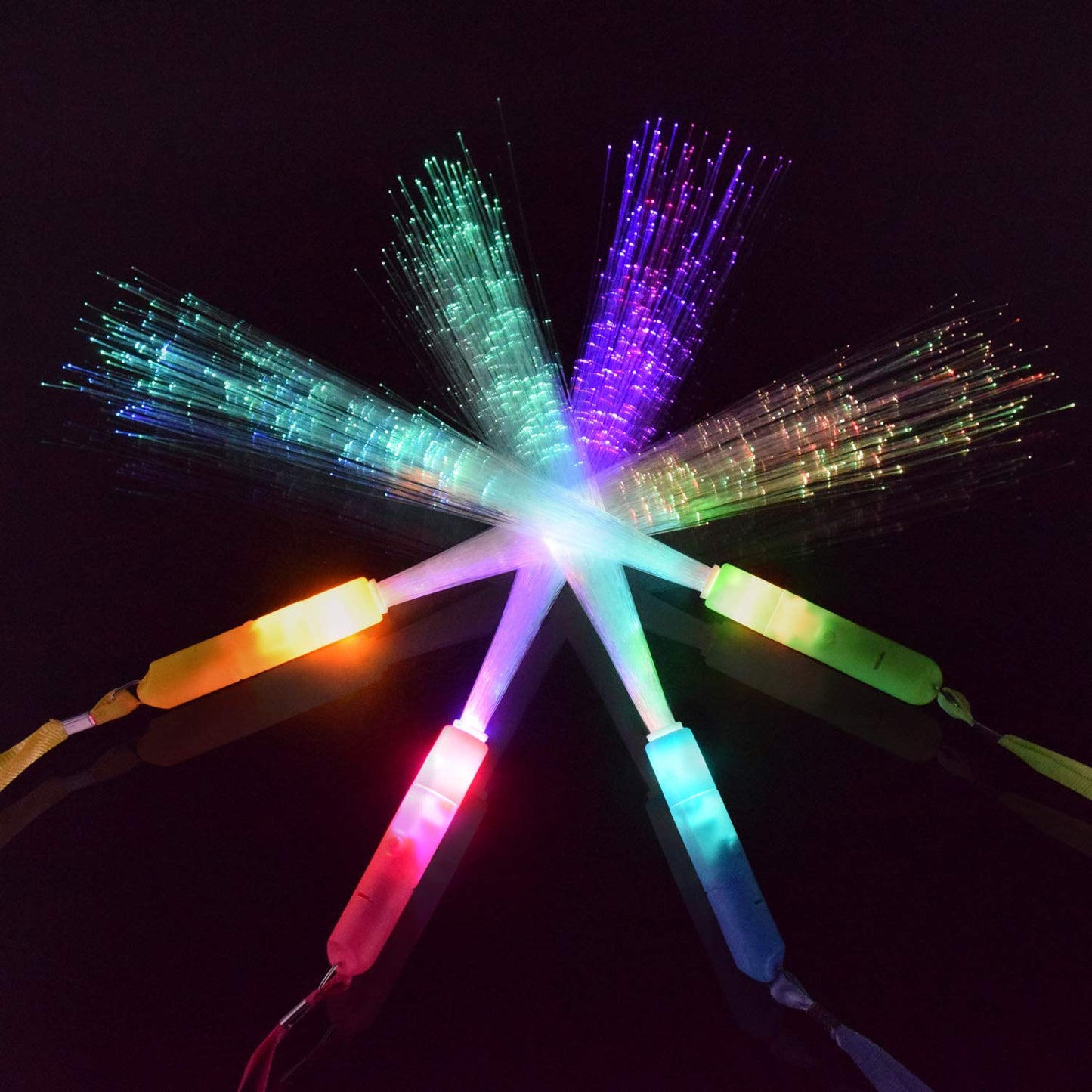 M.Best 30Pcs Glow Sticks Party Supplies, 3 Modes Colorful Flashing Led Light Up Glow Wands Sticks For Party Favors