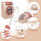Deao Toy Washing Machine & Vacuum Playset For Kids, Mini Washing Machine Laundry Set For Kids,Dollhouse Furniture Laundry Room W