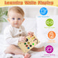 Montessori Busy Board Toddler Toys,Wooden Sensory Toys For Toddlers 1-3 With Led Light Up Buttons Baby Educational Toy Gifts For