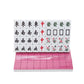 THY COLLECTIBLES Mahjong Game Set 144 Tiles + 2 Spares, Pink Melamine, Model GAM210