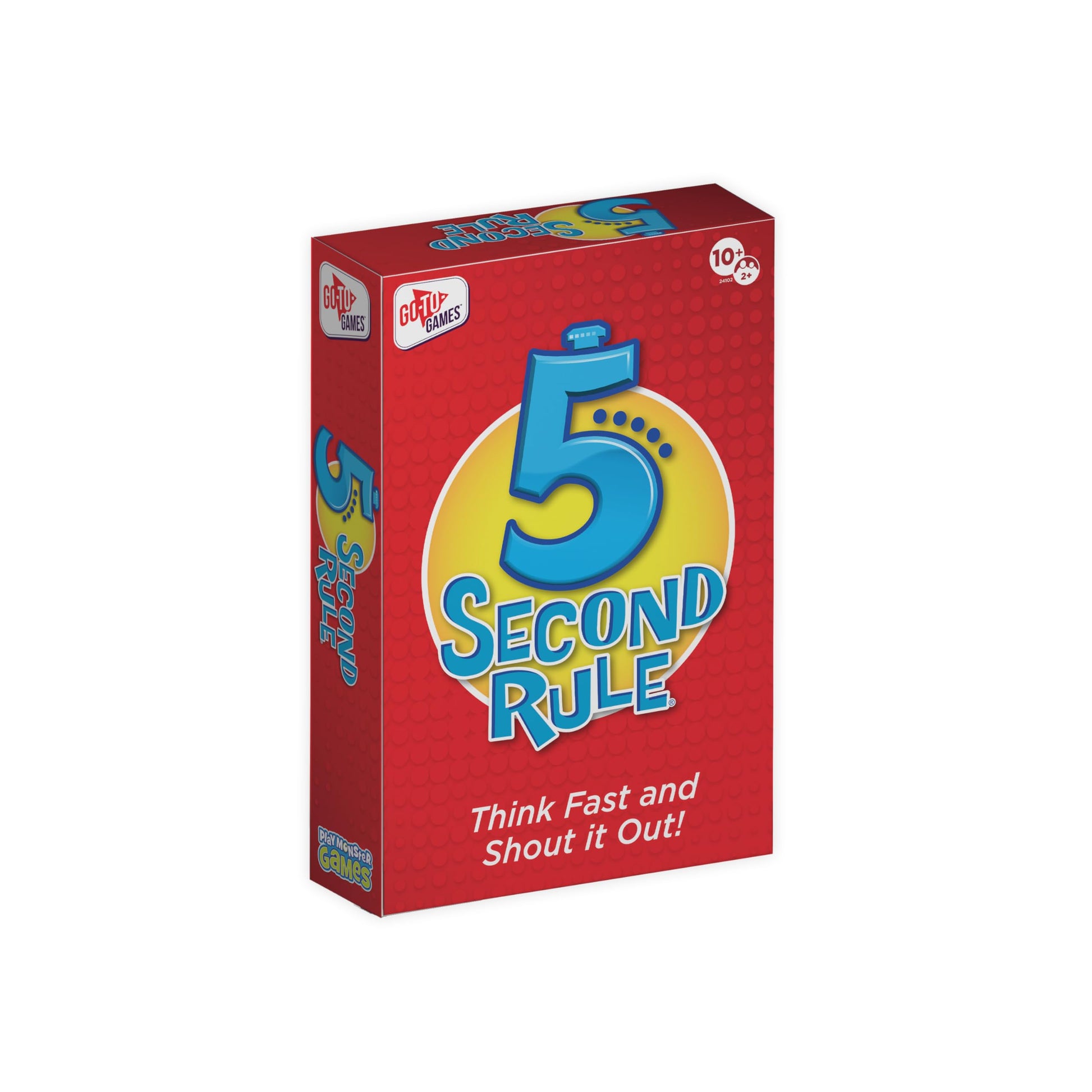 PlayMonster 5 Second Rule  Fun Family Games for Kids and Adults, Party, Kids, Travel, Game Night & Sleepovers, Think Fast and S