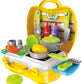 BOTIST Attractive Dream Kitchen Set Cooking Pretend Play Toys for Kids, Yellow