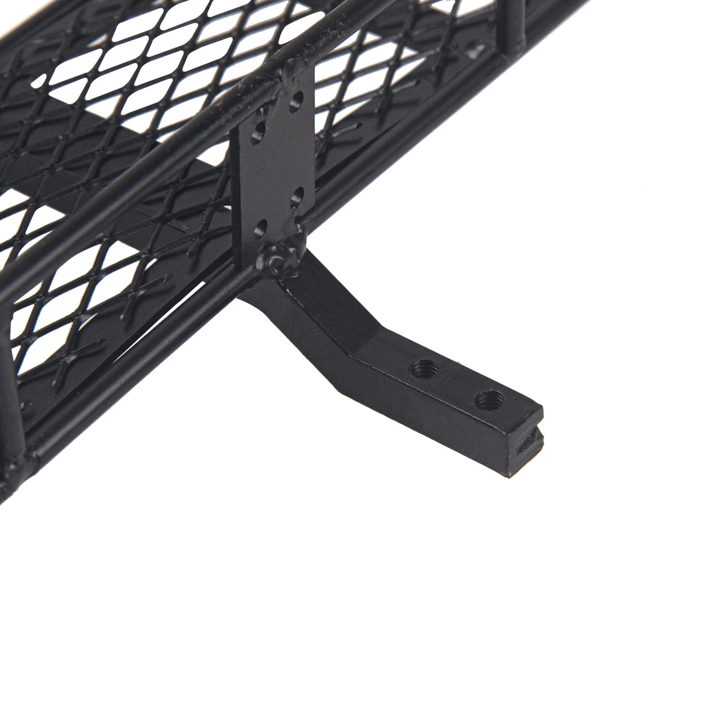 Vgoohobby Metal 6.41''x1.92'' RC Back Hitch Cargo Carrier Luggage Basket Rear Carrier Mount Trailer Compatible with RC4WD Traxxa