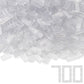 Feleph Transparent Clear 1×2 Tile ×700 Parts And Pieces Flat Bricks, Bulk Building Blocks For Smooth Surface Wall Floor, Toy Accessories Compatible With Major Brands
