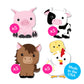 Big Dot of Happiness Farm Animals - Cow, Horse, Pig and Chicken Decorations DIY Baby Shower or Birthday Party Essentials - Set o