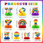 DTOFOOT 10 Pcs Pride Month Table Decorations, Pride Centerpieces for Tables Rainbow Party Decorations Double Side Pride Centerpi