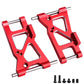 GoHobby Aluminum Suspension Arms Set Front & Rear for Traxxas 4-Tec 2.0 VXL AWD 1/10 RC Touring Car (Red)