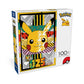 Buffalo Games - Pokemon -No. 25 Summer Pattern - 100 Piece Jigsaw Puzzle For Families -Challenging Puzzle Perfect For Game Nights - Finished Size Is 15.00 X 11.00