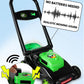 CT SPORTS Toddler Lawn Mower - Realistic Grass-Cutting Action, No Batteries, Black, Model XT-30018, Fun Outdoor Push Toy for Kids