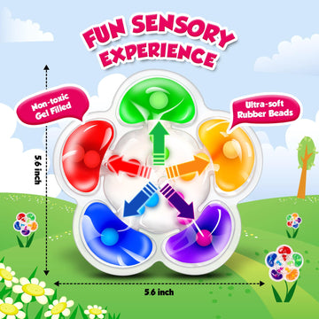 Mcgskl Color Sorting Sensory Toys, Color Matching Toys, Fine Motor Skills Game For Toddlers, Montessori Toys For Kids Boys Girls