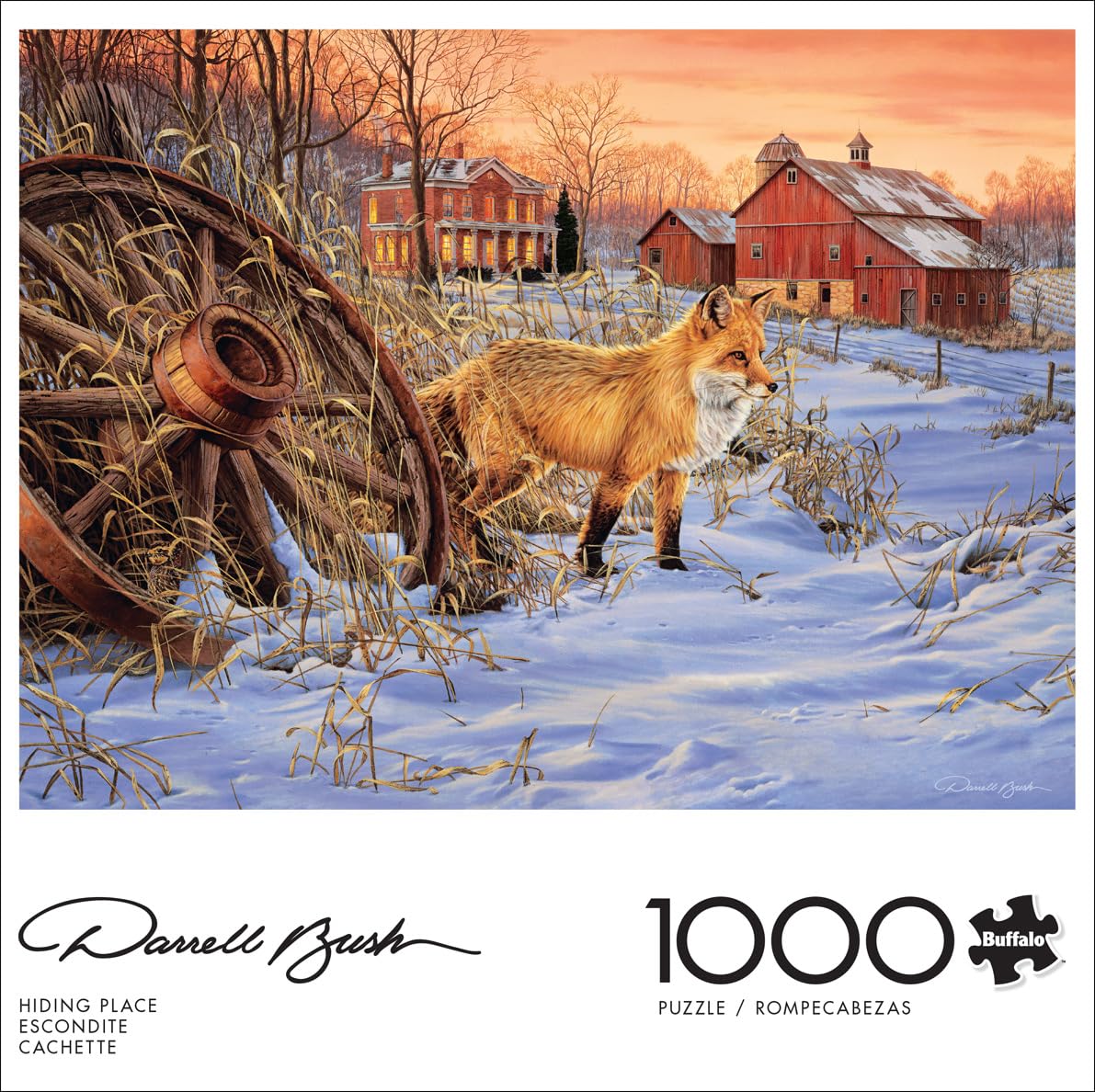 Buffalo Games Hiding Place 1000 Piece Jigsaw Puzzle for Adults - Large Multicolor Puzzle for Challenging Game Nights - 26.75 x 19.75