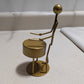 Kakesa Steel Drum Pan Player Figurine - Bronze Metalcraft Sculpture
