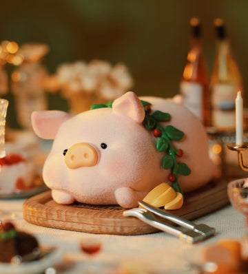 Maidimiao Lulu The Piggy Pigchelin Restaurant Series 1Pc Cute Pig Blind Box Figures Collectible Toys Kawaii Birthday Gifts