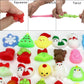 50 Pcs Christmas Mochi Squishy Toy Party Favors,Mini Squishies Cute Squeeze Toy Stress Reliever Anxiety Packs For Kid