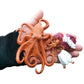 Fantarea Realistic 4 PCS Sea Marine Animal Figures Ocean Creatures Action Models Life Cycle Octopus Figure Cake Toppers Party Fa