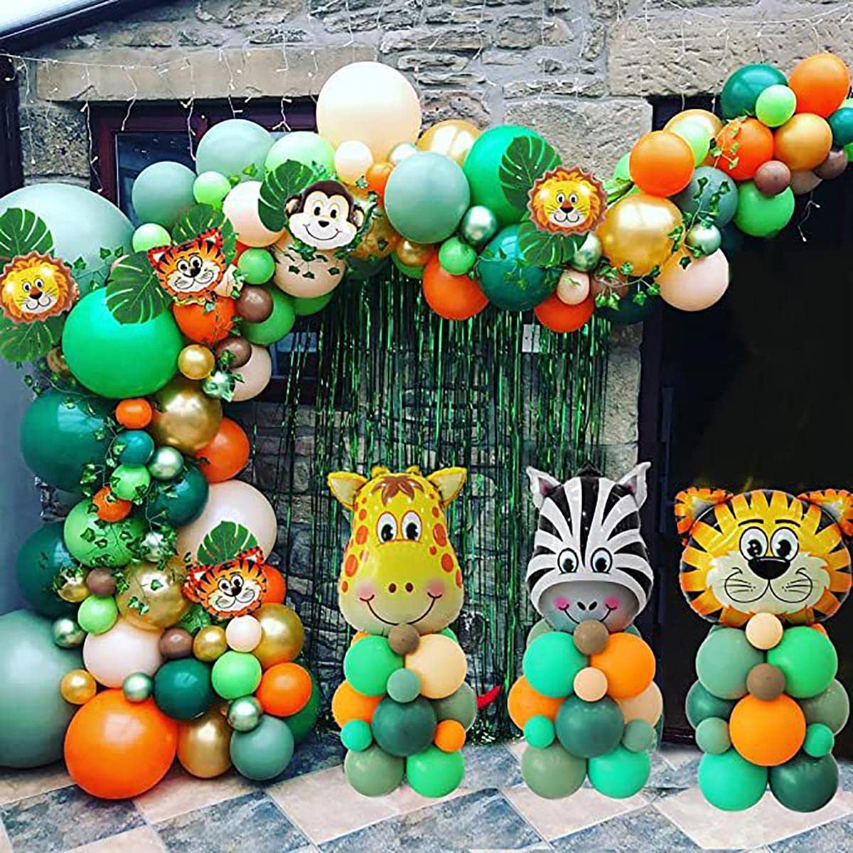 Kalor Green Balloons,100 Pcs 5 Inch Mini Matte Latex Balloons For Balloon Garland Arch, Birthday Decoration, Wedding Party, Baby Shower Decorations