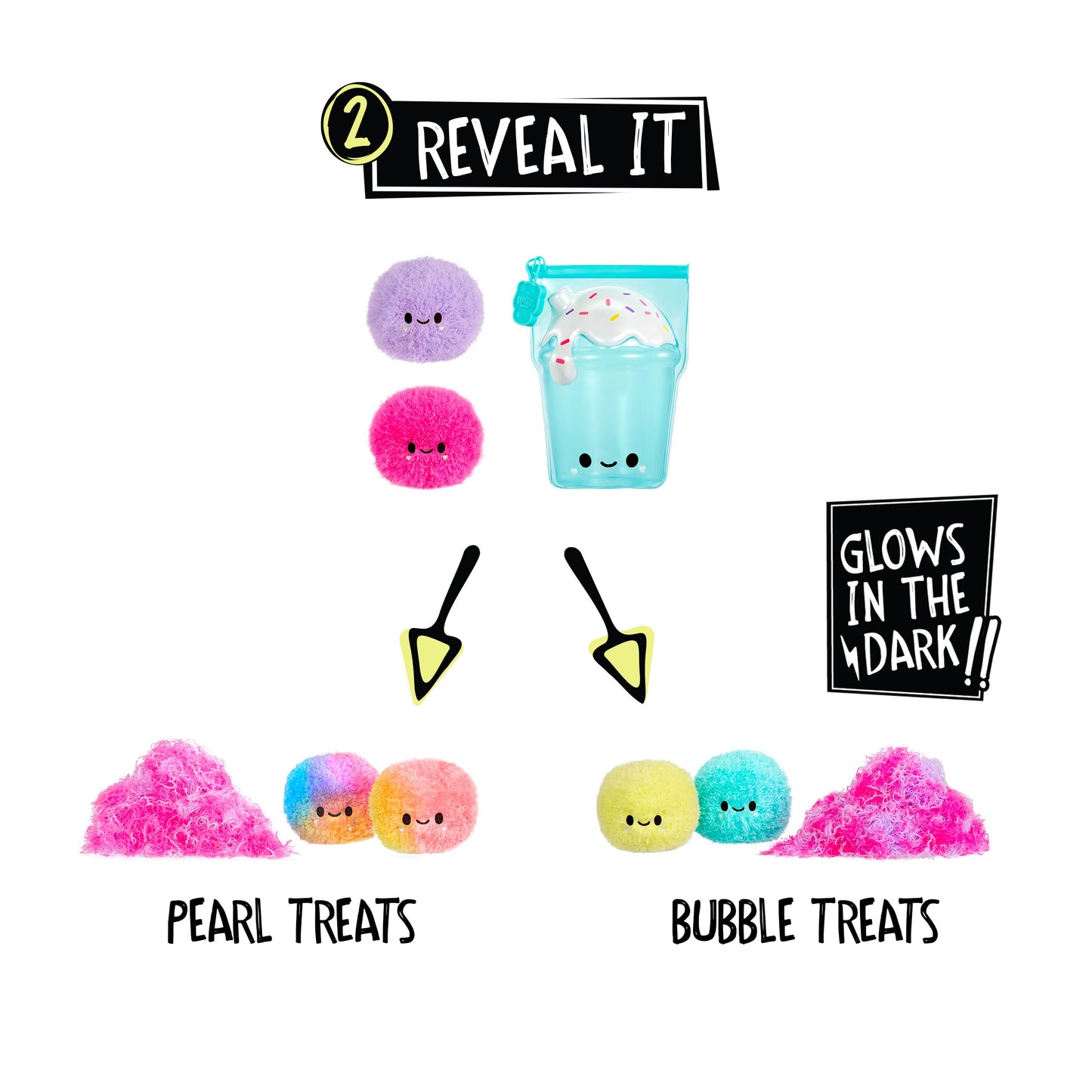 Fluffie Stuffiez Boba Drink Small Collectible Feature Plush - Surprise Reveal Unboxing Huggable Tactile Play Fidget Diy Ultra Soft Fluff