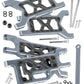 Rcarmubwow A Arms Upgrades Part For 1/10 Slash 2Wd,Slash 2Wd Vxl,Alloy Aluminum Front Rear Rc Suspension Arms,4Pcs,Titanium