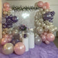 Pearl White Sand Balloons Pearl Beige Balloons Garland Arch Double-Stuffed White Balloon Different Sizes 18/12/10/5Inch 61Pcs Iv