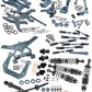 RCMYou Upgrades for 1/10 Slash 2WD(VXL),RC Shocks,Suspension Arm,Caster Block,Steering Blocks,Stub Axle Carriers,Steering Bellcr
