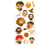 Playhouse Harry Potter Chibi Characters Shiny Foil Enamel Effect Sticker Sheet - 1 Pack