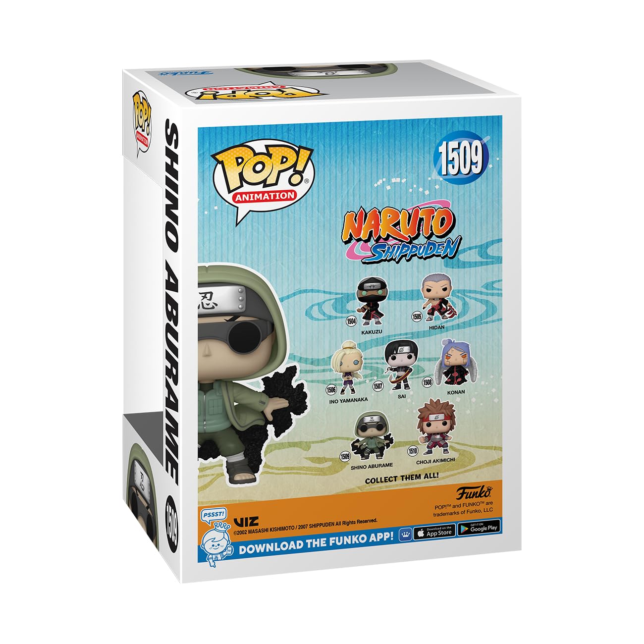 Funko Pop! Animation: Naruto - Shino Aburame - Collectable Vinyl Figure - Gift Idea - Official Merchandise - For Kids & Adults - Anime Fans - Model Figure For Collectors And Display