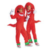 Disguise Sonic Knuckles Deluxe Costume For Kids, Official Sonic Movie 3 Costume With Headpiece And Gloves, Child Size (10-12)