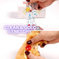 Finoclay 2 Pack Crystal Clear & Golden Stretchy Slime Kit For Girls Boys, Create With Kids Diamonds Theme, Slime Making Kit, 8 F