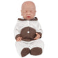 Vollence 14 Inch Full Body Silicone Reborn Baby Girl Not Vinyl Dolls Anatomically Correct Newborn Lifelike Silicone Baby Dolls S
