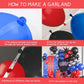 FunHot Spider Balloon Arch Kit - Red Blue Black Balloons for Boys Birthday & Baby Shower Party Decorations, Model B188-29E